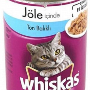Whiskas Konserve Yaş Mama - Ton Balıklı Jöleli 400g