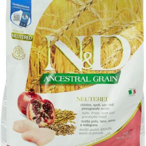 N & D Düşük Tahıllı Tavuklu Ve Narlı Kısırlaştırılmış Yetişkin Kedi Maması